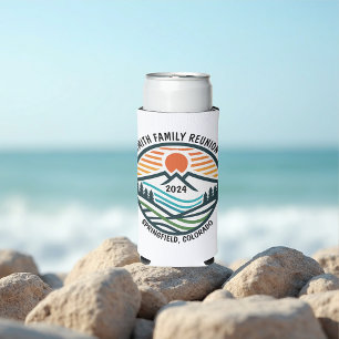 Enfriador De Latas Slim Viaje de montaña o esquí personalizado