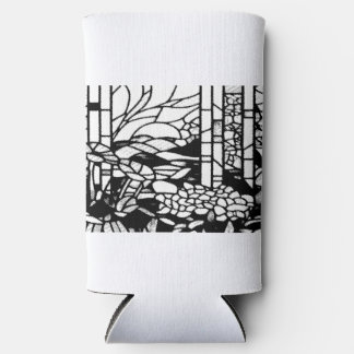 Enfriador De Latas Slim Vidrio Rojizo de Jardín
