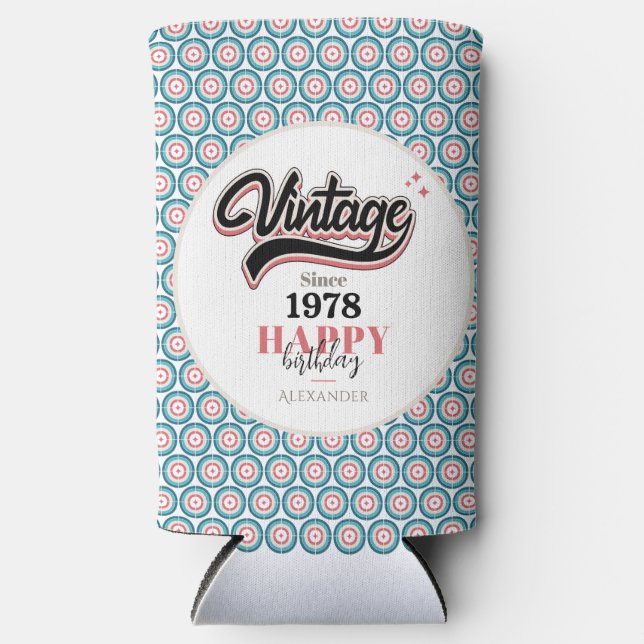 Enfriador De Latas Slim Vintage desde 1978 (Anverso)