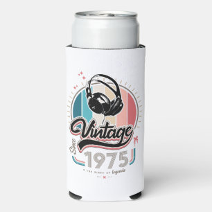 Enfriador De Latas Slim Vintage desde audífonos de 1975
