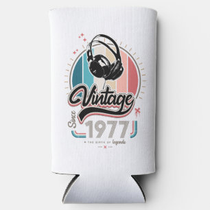 Enfriador De Latas Slim Vintage desde audífonos de 1977