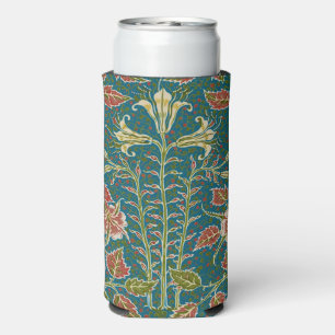 Enfriador De Latas Slim Walter Crane Antigua Floral de Lirio y Rosa