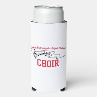 Enfriador De Latas Slim Water Bottle with Black Cursive Name, Phone, Year