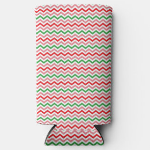 Enfriador De Latas Slim Watermelon Summer Zigzag Stripes Pattern-56209