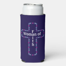 Enfriador De Latas Slim Woman of faith
