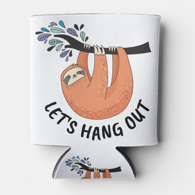 Enfriador De Latas Sloth aguantemos (Anverso)