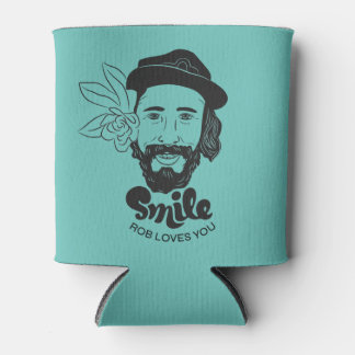 Enfriador De Latas Smile Rob te ama