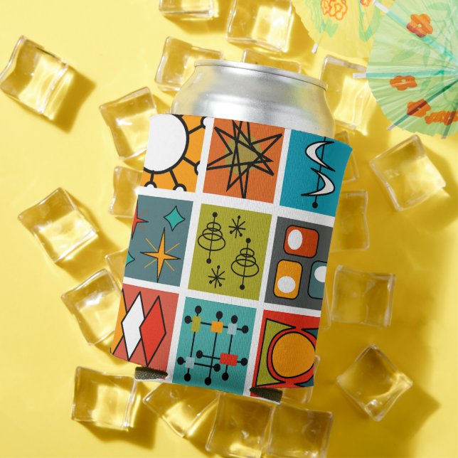 Enfriador De Latas Smorgasbord moderno de mediados del siglo (Verano in situ)