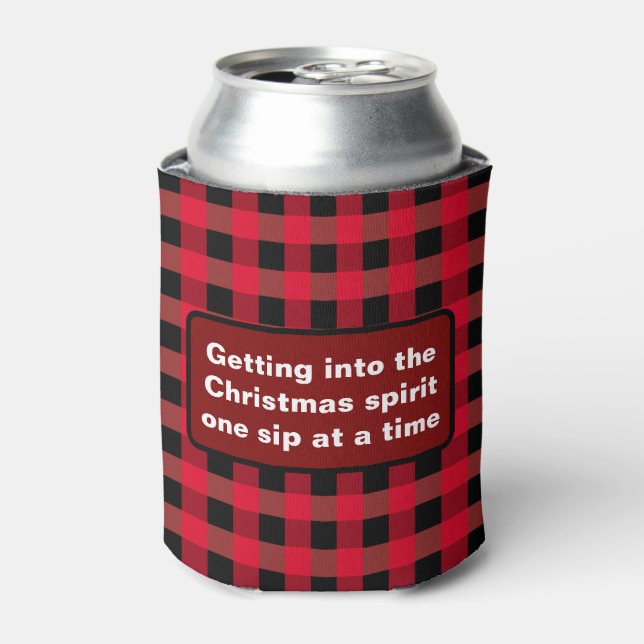 Enfriador De Latas Snarky Christmas Spirit  (Lata Anverso)