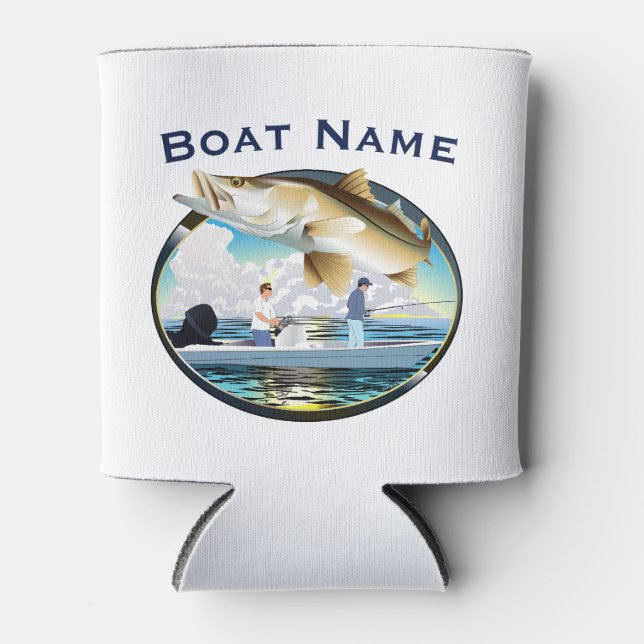 Enfriador De Latas Snook Fishing Camionero Sunset (Anverso)