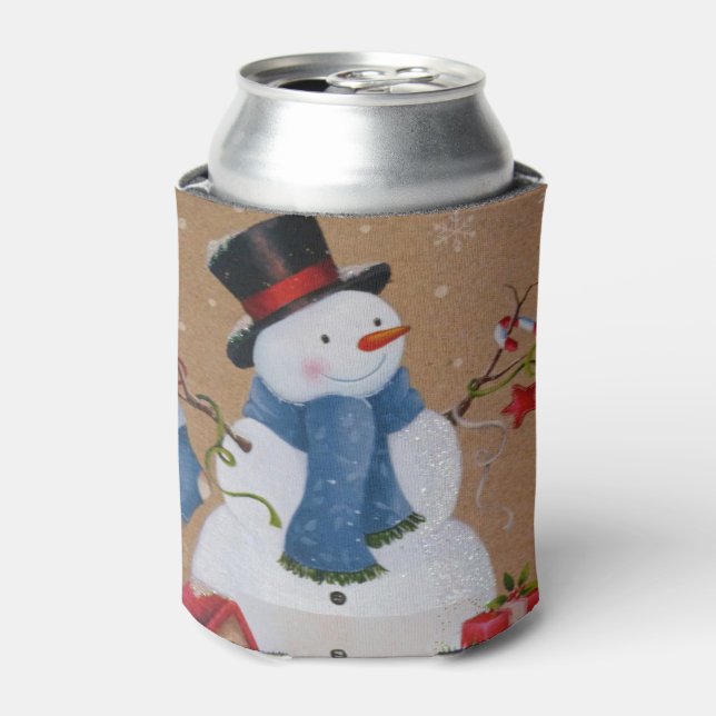 Enfriador De Latas Snowman (Lata Anverso)