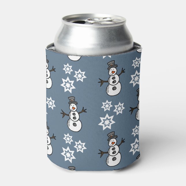 Enfriador De Latas Snowman (Lata Anverso)