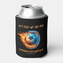 Enfriador De Latas Soccer Theme Birthday Party Athlete Birthday 