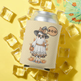 Enfriador De Latas Sofisticada dama fantasma con vestido Fiesta