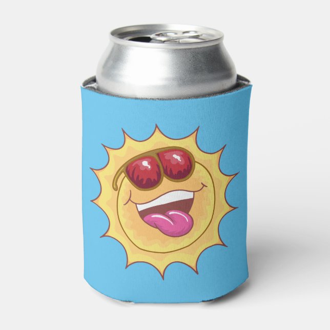 Enfriador De Latas Sol risible (Lata Anverso)