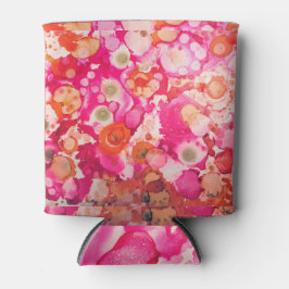 Enfriador De Latas Solar Flare Boho Abstract beer cooler