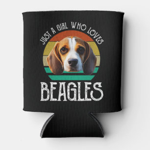 Enfriador De Latas Sólo Un Chica Que Ama A Los Beagles