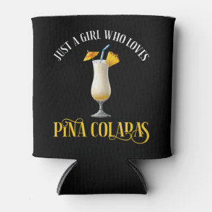 Enfriador De Latas Sólo Una Chica Que Ama Las Piñas Coladas