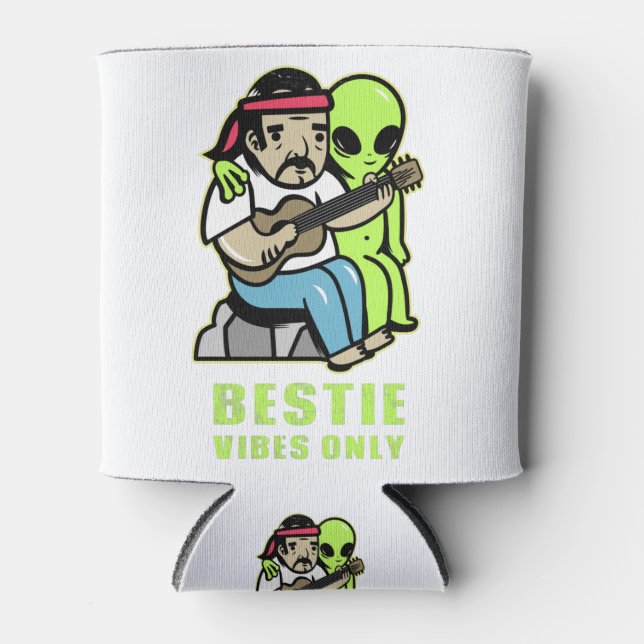 Enfriador De Latas Sólo vibraciones de Bestie - Alien - OVNI (Anverso)