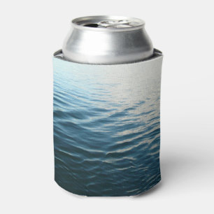 Enfriador De Latas Sombras de agua azul Resumen Fotografía de la natu