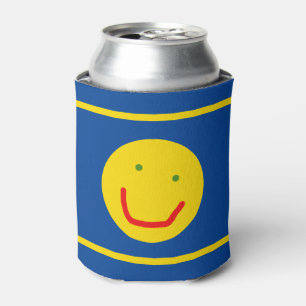 Enfriador De Latas Sonriente Sol feliz cara