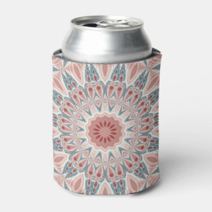Enfriador De Latas Sorprendente arte fractal moderno Kaleidoscope Man