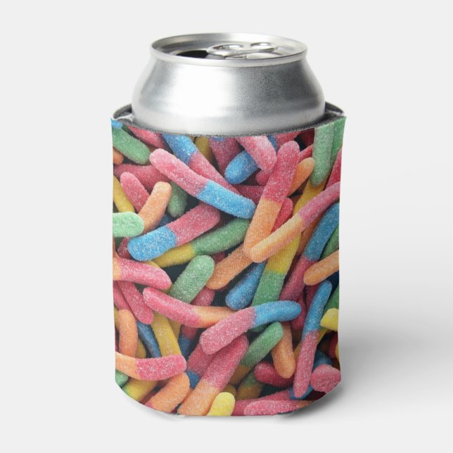 Enfriador De Latas Sour Gummy Worms (Lata Anverso)