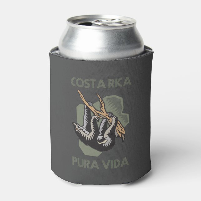 Enfriador De Latas Souvenir de Costa Rica Slovenith (Lata Anverso)