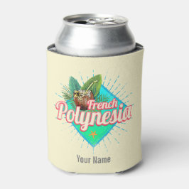 Enfriador De Latas Souvenir de la Polinesia Francesa Island Pacific V