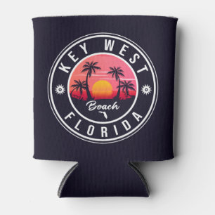 Enfriador De Latas souvenirs de vacaciones key west Florida Sunset