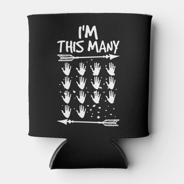 Enfriador De Latas Soy este de muchos 14 manos 70 cumpleaños 70 años (Anverso)