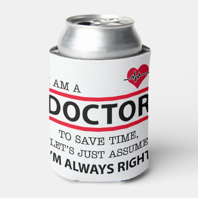 Enfriador De Latas Soy Médica (Lata Anverso)