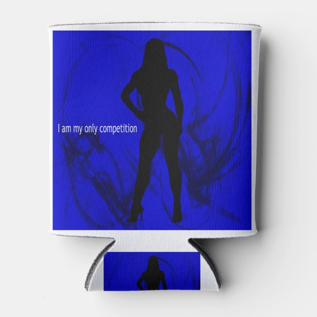 Enfriador De Latas Soy mi única competencia - Fitness / Bodybuilder (Anverso)