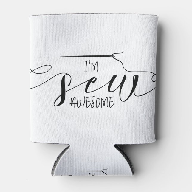 Enfriador De Latas Soy Sew Awesome (Anverso)
