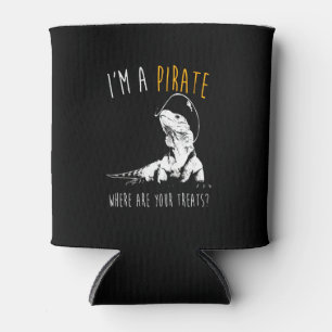 Enfriador De Latas Soy una iguana pirata