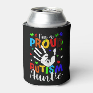 Enfriador De Latas Soy una orgullosa tía de autismo. Gracioso autismo