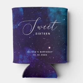 Enfriador De Latas Space Sweet 16 | Noche Cósmica Estrellada Dulces D