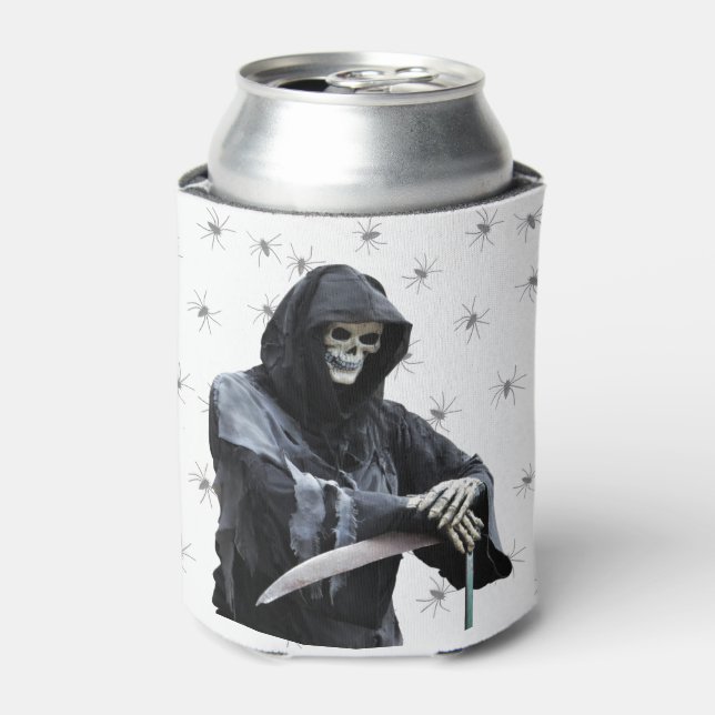 Enfriador De Latas Spooky Reaper y Scythe (Lata Anverso)