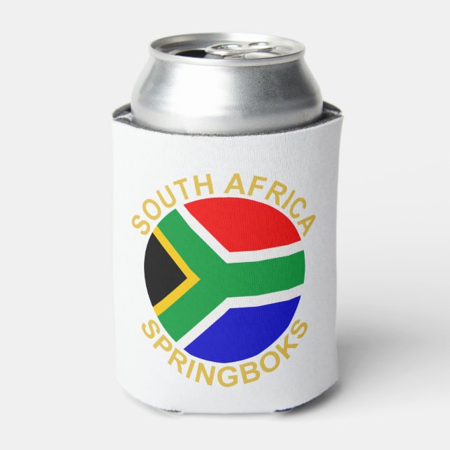 Enfriador De Latas Springboks de Sudáfrica (Lata Anverso)