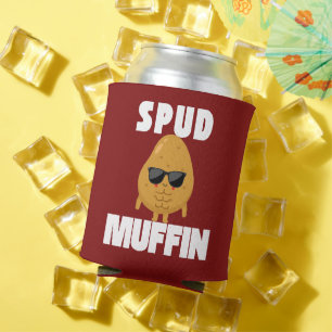 Enfriador De Latas Spud Muffin Gracioso Potato Pun