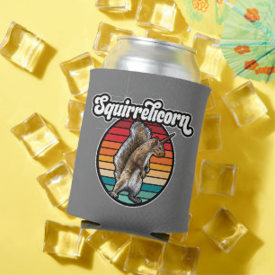 Enfriador De Latas Squirrelicorn - unicornio de ardilla divertida