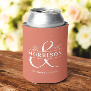 Enfriador De Latas Sr. Terracotta Wedding Favor