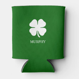 Enfriador De Latas St Patricks Day Four Leaf Clover Green Irish Bebe