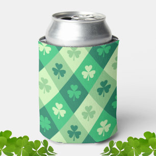 Enfriador De Latas St Patrics Day Green Shamrock Clover