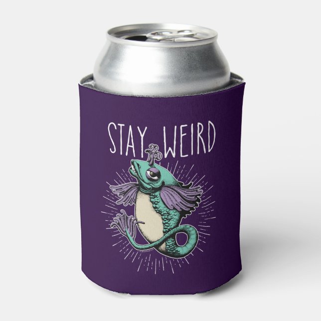 Enfriador De Latas Stay Weird (Lata Anverso)