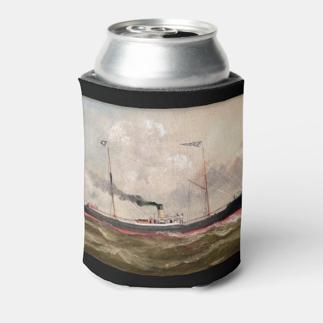 Enfriador De Latas Steamship Louise años 1800 (Reverso de la lata)
