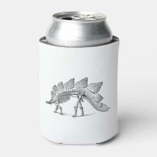 Enfriador De Latas Stegosaurus Dinosaur Skeleton Fossil