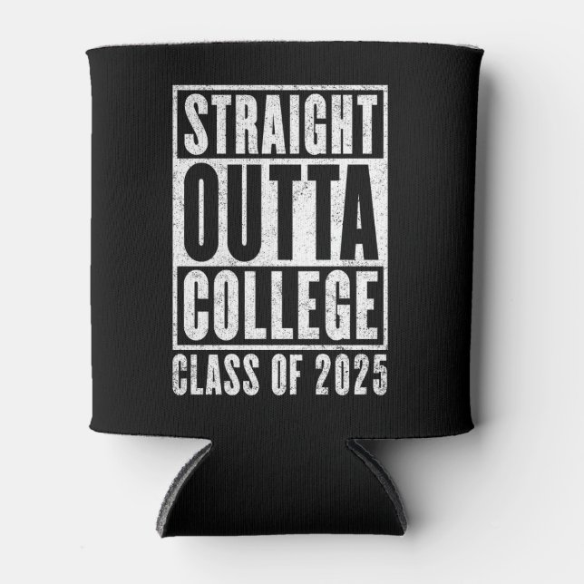 Enfriador De Latas Straight Outta College 2025 (con problemas) (Anverso)
