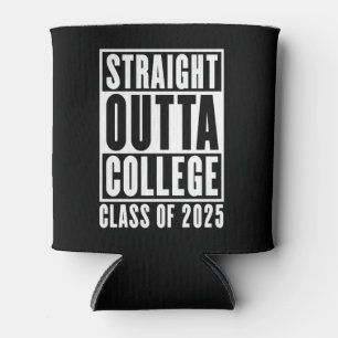 Enfriador De Latas Straight Outta College Clase de 2025