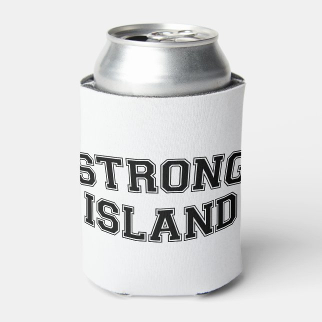 Enfriador De Latas Strong Island, NYC, EE.UU. (Lata Anverso)